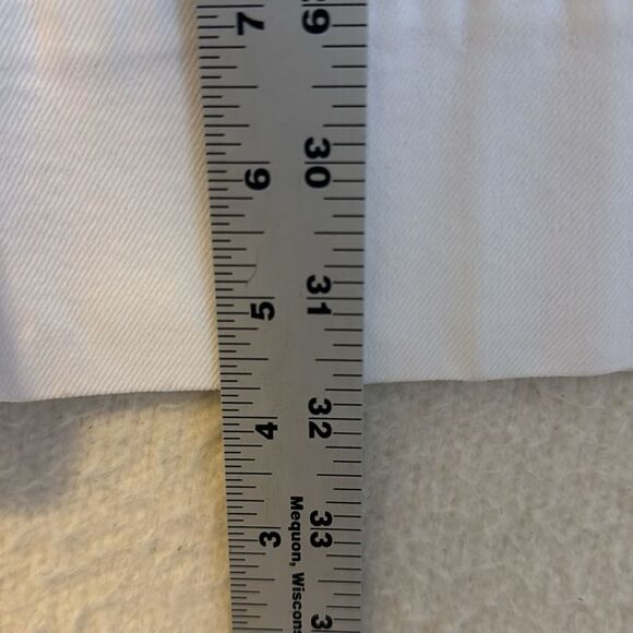 J Crew Wide-leg denim trouser in white Womens Size 27 - Picture 11 of 12